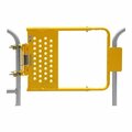 Cotterman 16'' - 26'' Yellow Powder-Coated Steel Adjustable Self-Closing Safety Gate D0900071-01 152D9711
